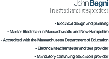 John Bagni Electric bullet points